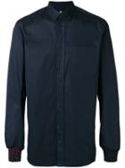 Oamc Plain Shirt, Men's, Size: Small, Blue, Cotton/polyamide/spandex/elastane/viscose