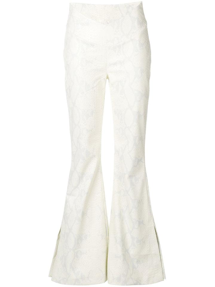 Gcds Flared Trousers - White
