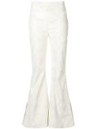 Gcds Flared Trousers - White