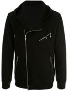 Loveless Hooded Zip-up Jacket - Black