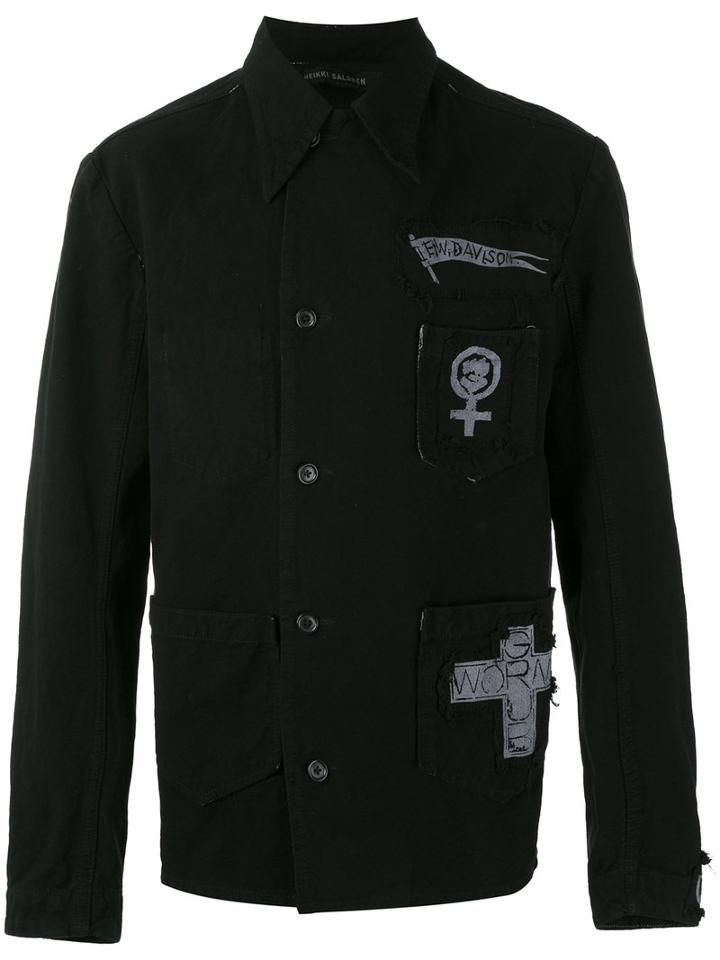 Heikki Salonen - Worker Jacket - Men - Cotton - L, Black, Cotton