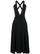 Nina Ricci Deep V-neck Dress - Black