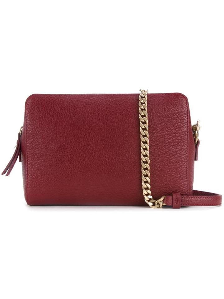 Maison Margiela Removable Lining Shoulder Bag, Women's, Red