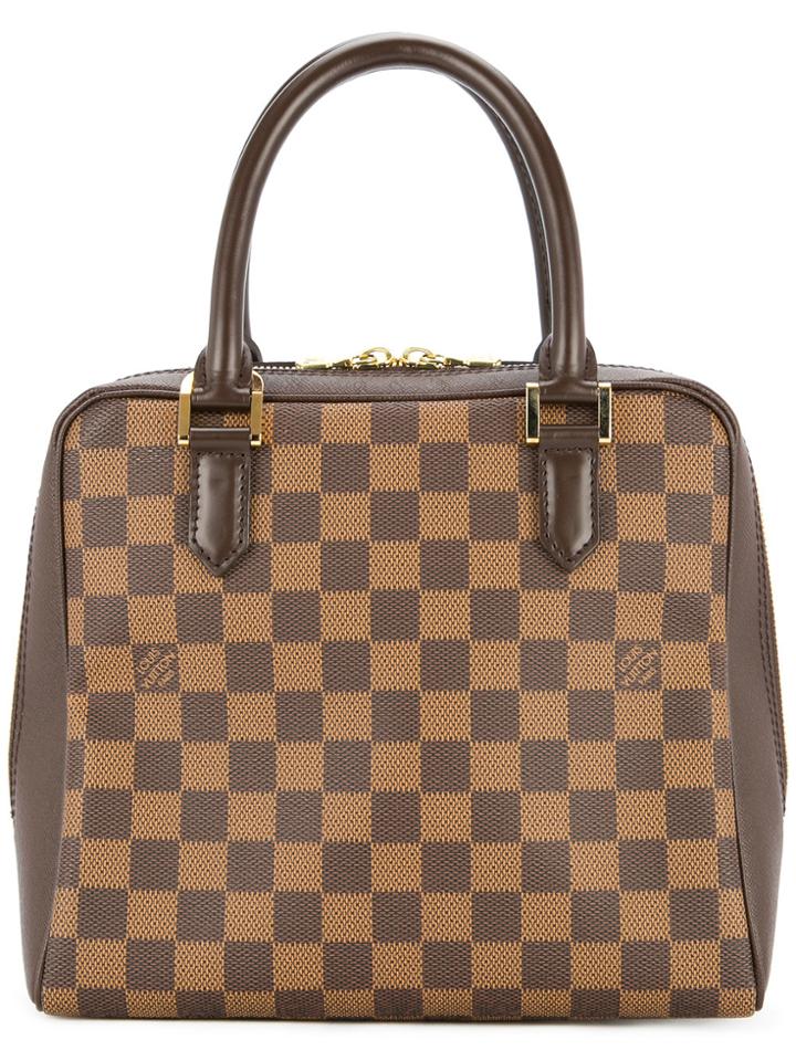 Louis Vuitton Vintage Damier Ebene Brera Hand Bag - Brown