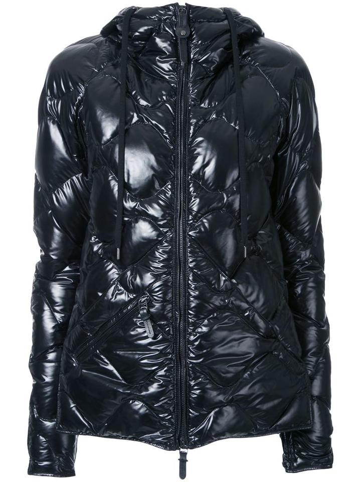 Kru Hooded Puffer Jacket, Women's, Size: Medium, Black, Polyamide