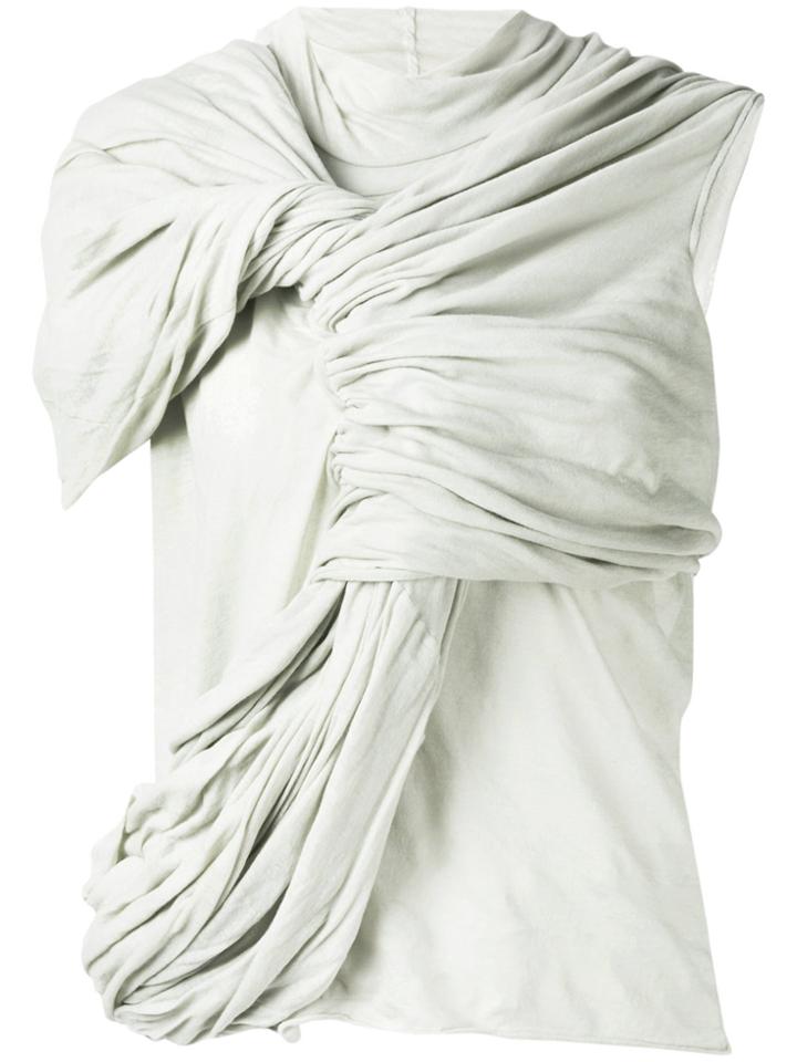 Rick Owens Twisted Sleeveless Blouse - Green