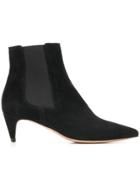 Isabel Marant Pointy Toe Ankle Booties - Black