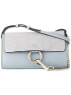 Chloé 'faye' Crossbody Bag, Women's, Blue, Calf Leather