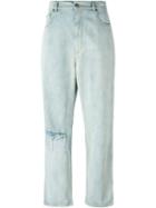 Golden Goose Deluxe Brand Washed Distressed Boyfriend Jeans, Women's, Size: 29, Blue, Cotton