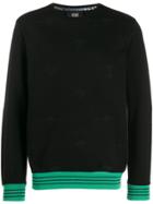 Cavalli Class Ribbed Sweatshirt - Black
