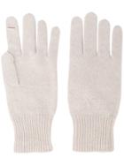 Alexandra Golovanoff Knitted Gloves - White