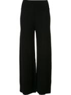 Sonia Rykiel High-waisted Cropped Trousers - Black