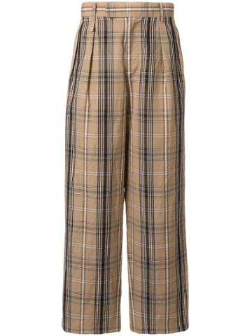 A(lefrude)e Plaid Trousers - Brown