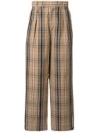 A(lefrude)e Plaid Trousers - Brown