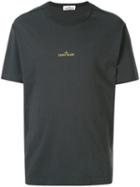 Stone Island Logo Print Crew Neck T-shirt - Grey