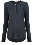Nsf Henley Jumper, Women's, Size: Small, Grey, Polyester/viscose/spandex/elastane