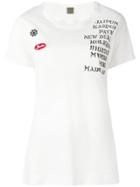 Mr & Mrs Italy Embellished Print Patch T-shirt - White