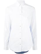 Xacus - Back Print Shirt - Women - Silk/cotton/polyamide/spandex/elastane - 40, White, Silk/cotton/polyamide/spandex/elastane