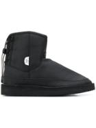 Suicoke Lace Up Snow Boots - Black