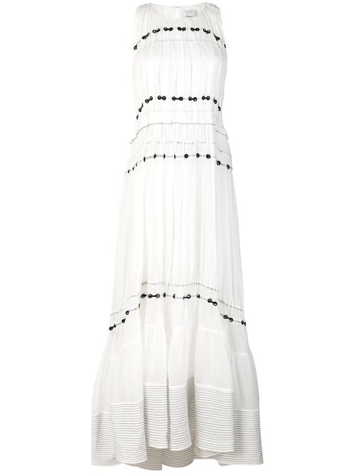 3.1 Phillip Lim Pintucked Gown - White