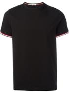 Moncler Classic T-shirt, Men's, Size: Medium, Black, Cotton/spandex/elastane