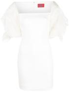 Solace London Puff Sleeve Dress - White