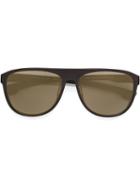 Mykita Round Frame Sunglasses, Adult Unisex, Black, Acetate