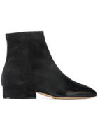 Salvatore Ferragamo Polished Toe Boots - Black