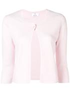 Allude Single-button Cardigan - Pink