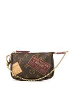 Louis Vuitton Pre-owned Mini Travel Stamps Shoulder Bag - Brown