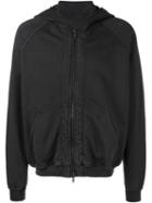 Haider Ackermann Zipped Up Hoodie, Men's, Size: Large, Grey, Cotton