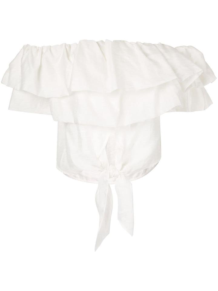 Manning Cartell Cropped Global Roaming Top - White