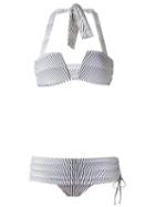 Amir Slama Printed Bikini Set, Women's, Size: Gg, Black, Elastodiene