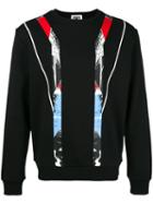 Les Hommes Urban - Geometric Print Sweatshirt - Men - Cotton - S, Black, Cotton
