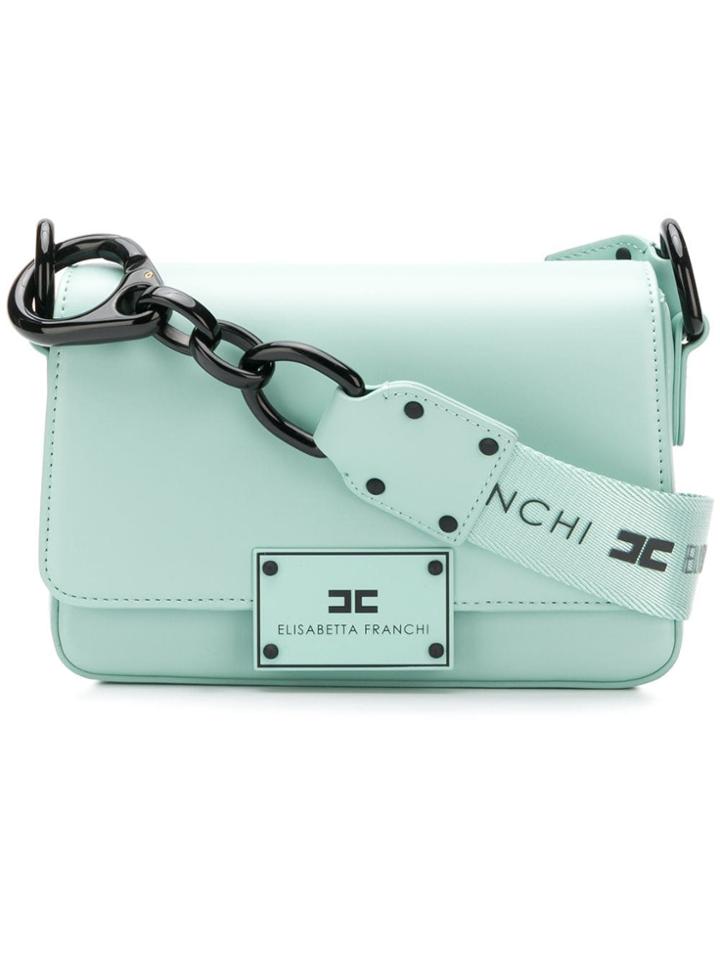 Elisabetta Franchi Snap-hook Mini Bag - Blue