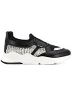 Clergerie Panelled Slip-on Sneakers - Black