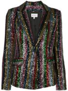 Milly Sequinned Single-breasted Blazer - Black