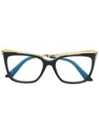 Cartier Cat Eye Glasses - Black
