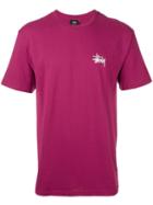 Stussy Basic Logo T-shirt, Men's, Size: Small, Pink/purple, Cotton