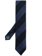 Eton Striped Print Tie - Blue