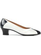 Céline Vintage Low Block Heeled Pumps - Blue