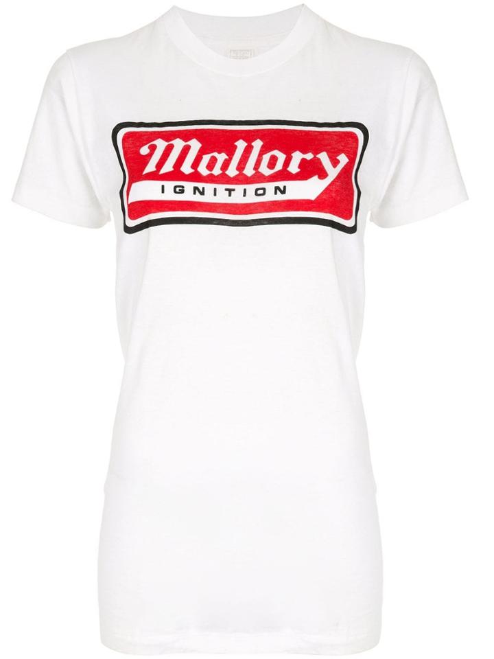 Fake Alpha Pre-owned Dead Stock Print T-shirt - White