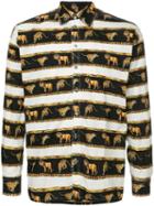 Versace Pre-owned Wild Cat Printed Shirt - Multicolour
