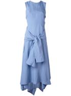 Sportmax Tie Front Dress - Blue