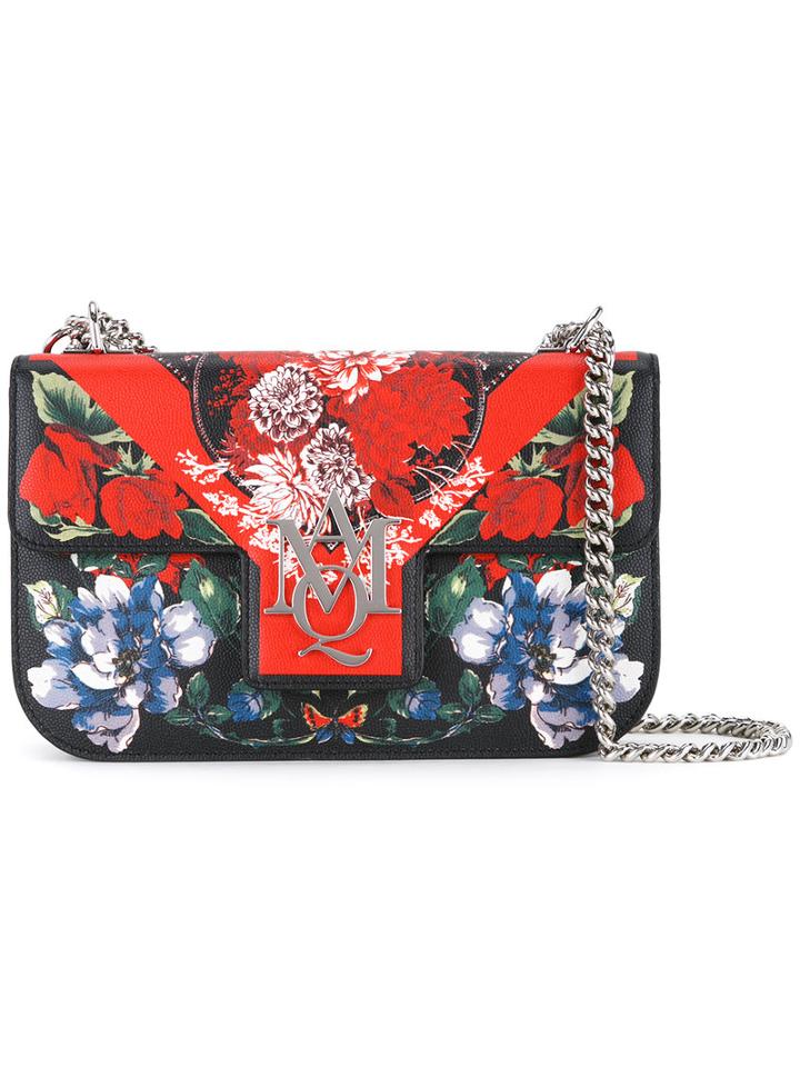 Alexander Mcqueen - Insignia Satchel - Women - Calf Leather - One Size, Black, Calf Leather