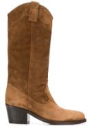 Via Roma 15 Mid-calf Cowboy Boots - Brown