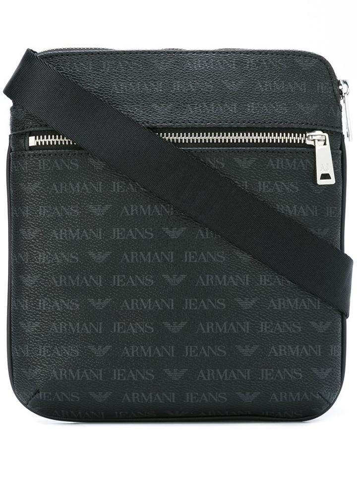 Armani Jeans Double Zipped Shoulder Bag