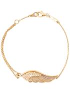 Garrard 18kt Gold Diamond Detail Wing Bracelet - Metallic