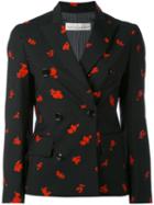 Golden Goose Deluxe Brand - Printed Blazer - Women - Polyester/acetate/virgin Wool - M, Black, Polyester/acetate/virgin Wool