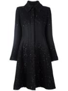 Talbot Runhof 'lucia' Coat, Women's, Size: 38, Black, Polyester/alpaca/polyamide/cupro